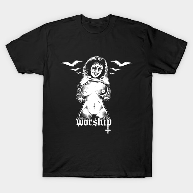 Worship T-Shirt by wildsidecomix